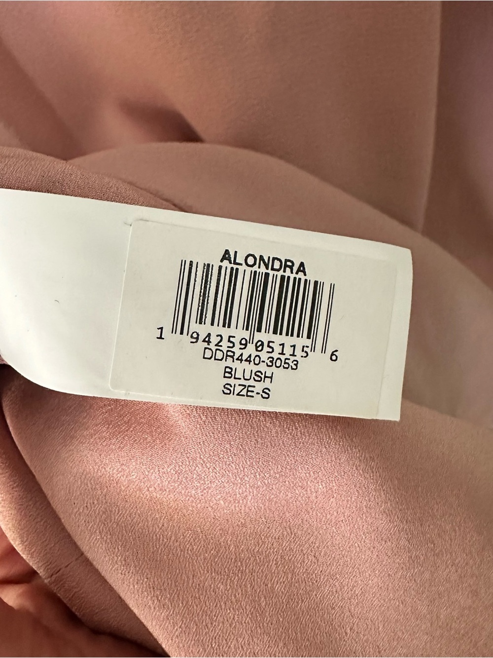 Dress the Population Alondra Blouson Dress Midi Style Size Small Blush Pink - Picture 5 of 12
